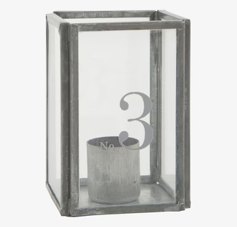 Adventsljusstake Zink från IB Laursen med robust design