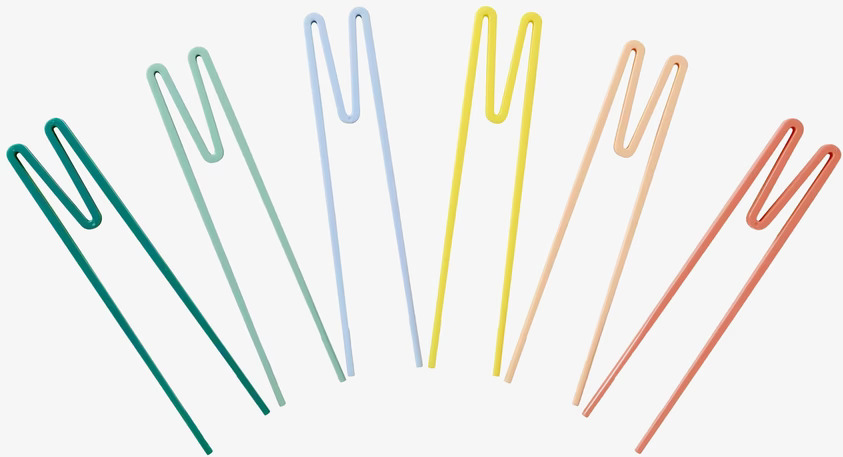 Ätpinnar Barn Shine Colors från Rice i sju olika färger