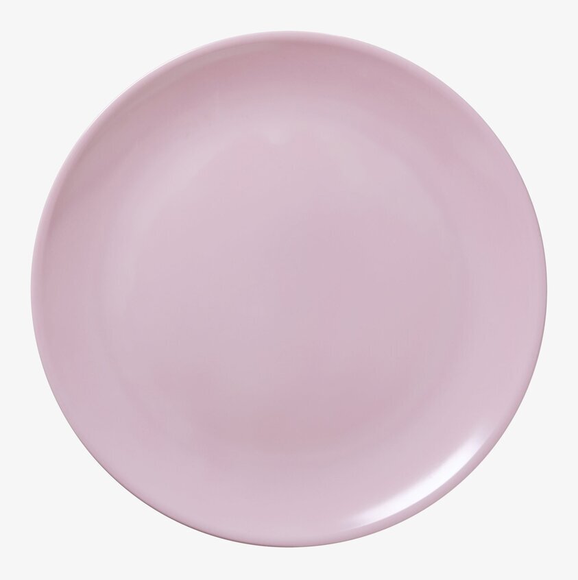 Pizzatallrik Melamin Rosa från Rice i en neutral bakgrund