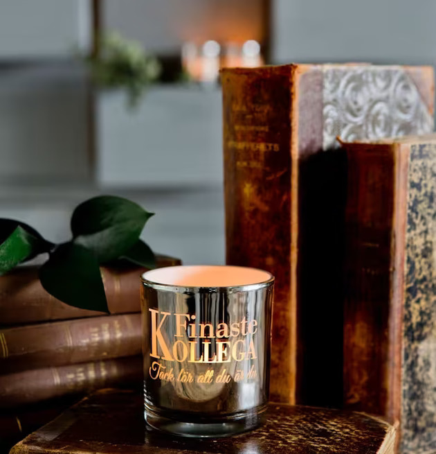 Ljuslyktan Finaste Kollega från Majas Cottage på gamla böcker