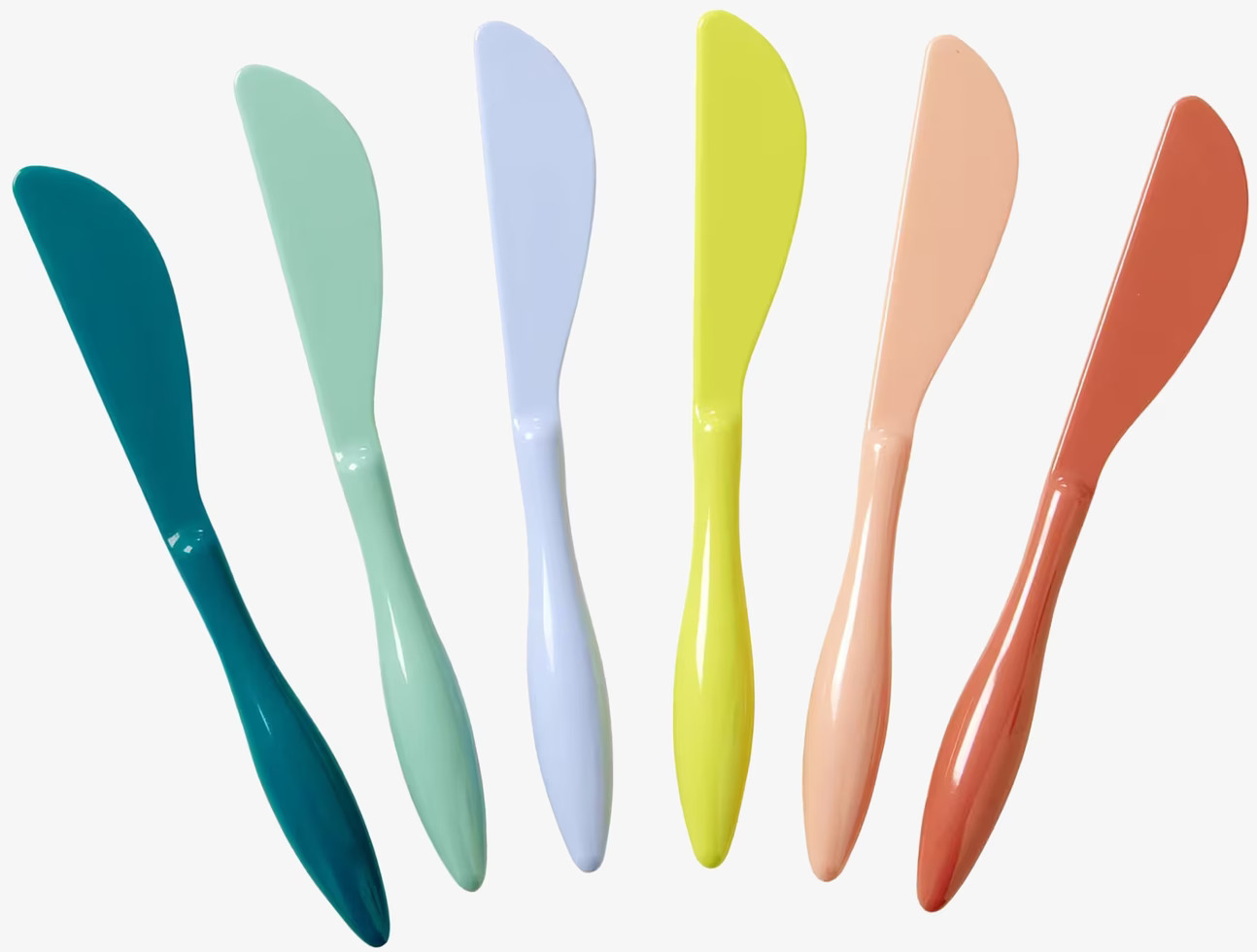 Smörknivar - Shine Colors från Rice i livfulla färger