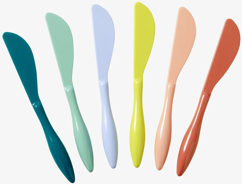 Smörknivar - Shine Colors från Rice i livfulla färger