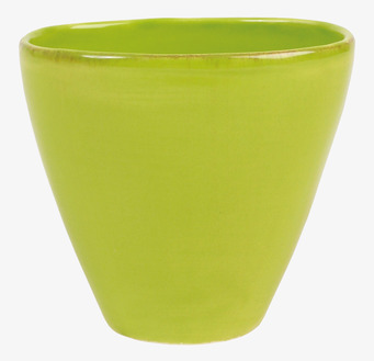 Oval Tea Cup Green från Rice i elegant grön och oval design