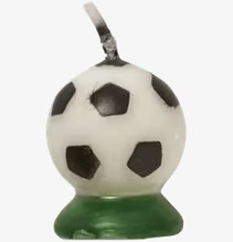 Tårt & Kakljus Fotboll från Rice med fotbollsdesign