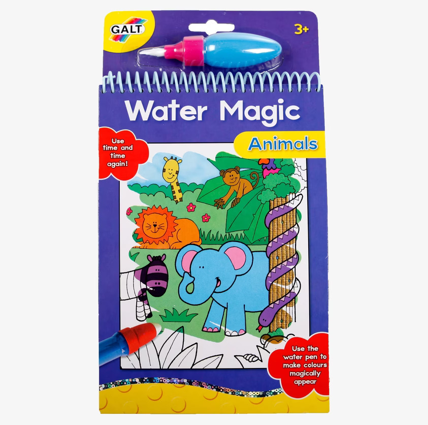 Vattenmagi - Djur från Galt, en pedagogisk målarbok för barn