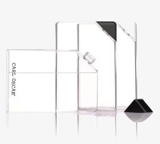 Vattenflaska AquaPAD Vit från Carl Oscar med vit och svart kork