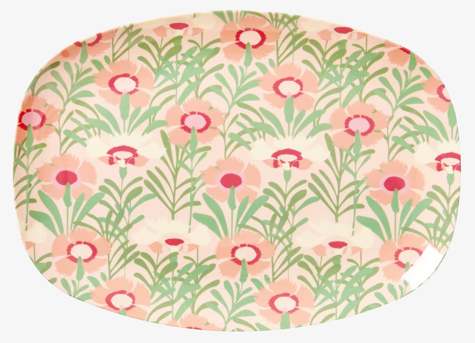 Tallrik Vintage Florals Print från Rice med blommönster