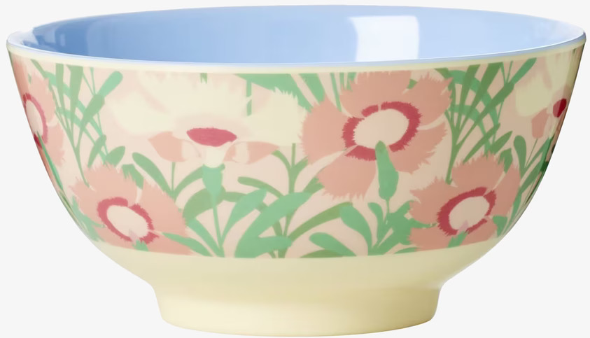 Skål Vintage Florals Print från Rice med blommigt mönster