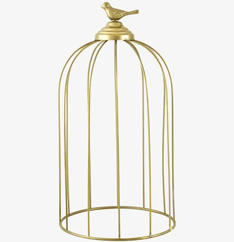 Trådkupa Mässing Fågel från Strömshaga i elegant design