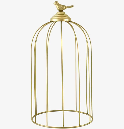 Trådkupa Mässing Fågel från Strömshaga i elegant design