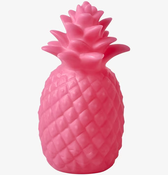 Pineapple LED Rosa från Rice, rosa ananasformad lampa