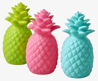 Pineapple LED Limegrön från Rice, en lekfull och färgglad lampa