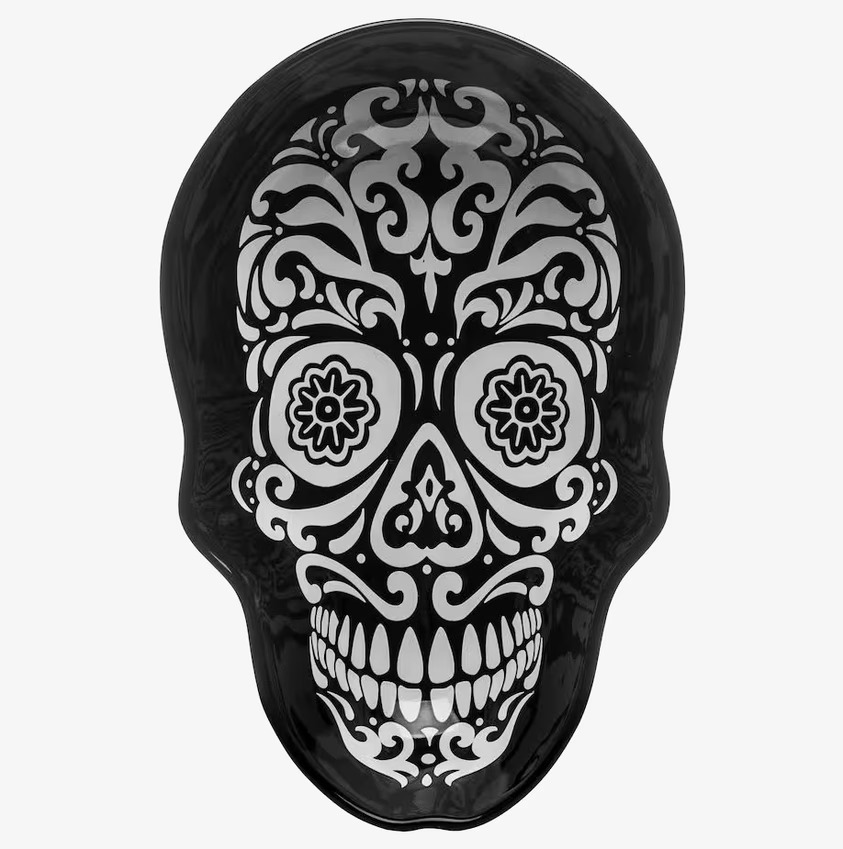 Club Skull Serveringsfat från Sagaform med dödskallemönster