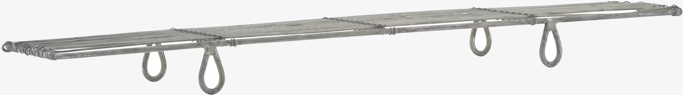 Trådbricka Advent från IB Laursen med rustik metallfinish