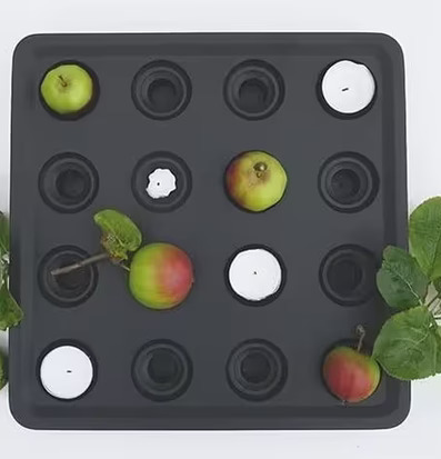 Stumpastaken Original Svart från Stumpastaken med äpplen