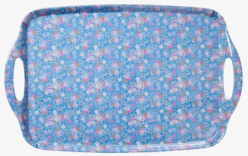 Bricka Tiny Florals Print från Rice med blommigt mönster