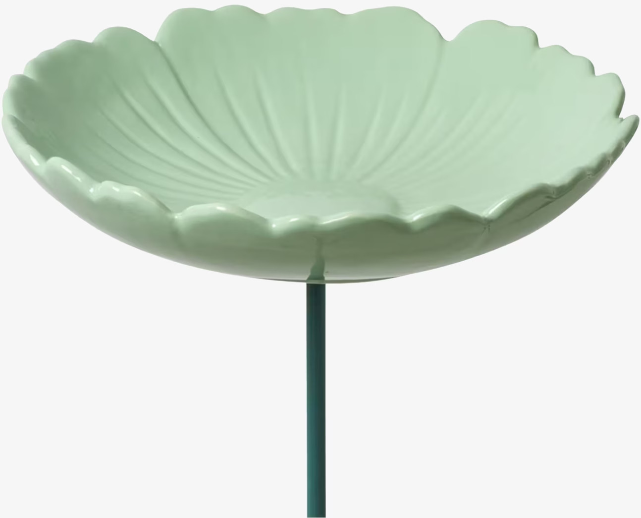 Fågelbad Keramik Pastellgrön från Rice i grön keramik