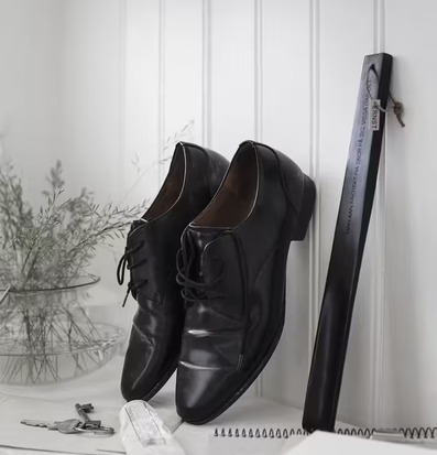 Skohorn Natur från Ernst i en hall med skor och växt