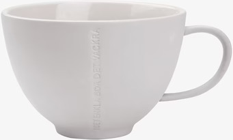 Tekopp Stengods Vit från Ernst med enkel och klassisk design
