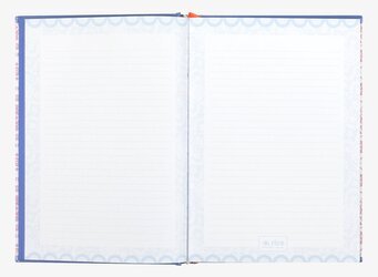 A5 Notebooks från Rice, randiga sidor med dekorativa kanter