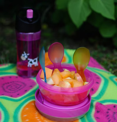 Matlåda Nice Cup Cerise från Carl Oscar med vattenflaska