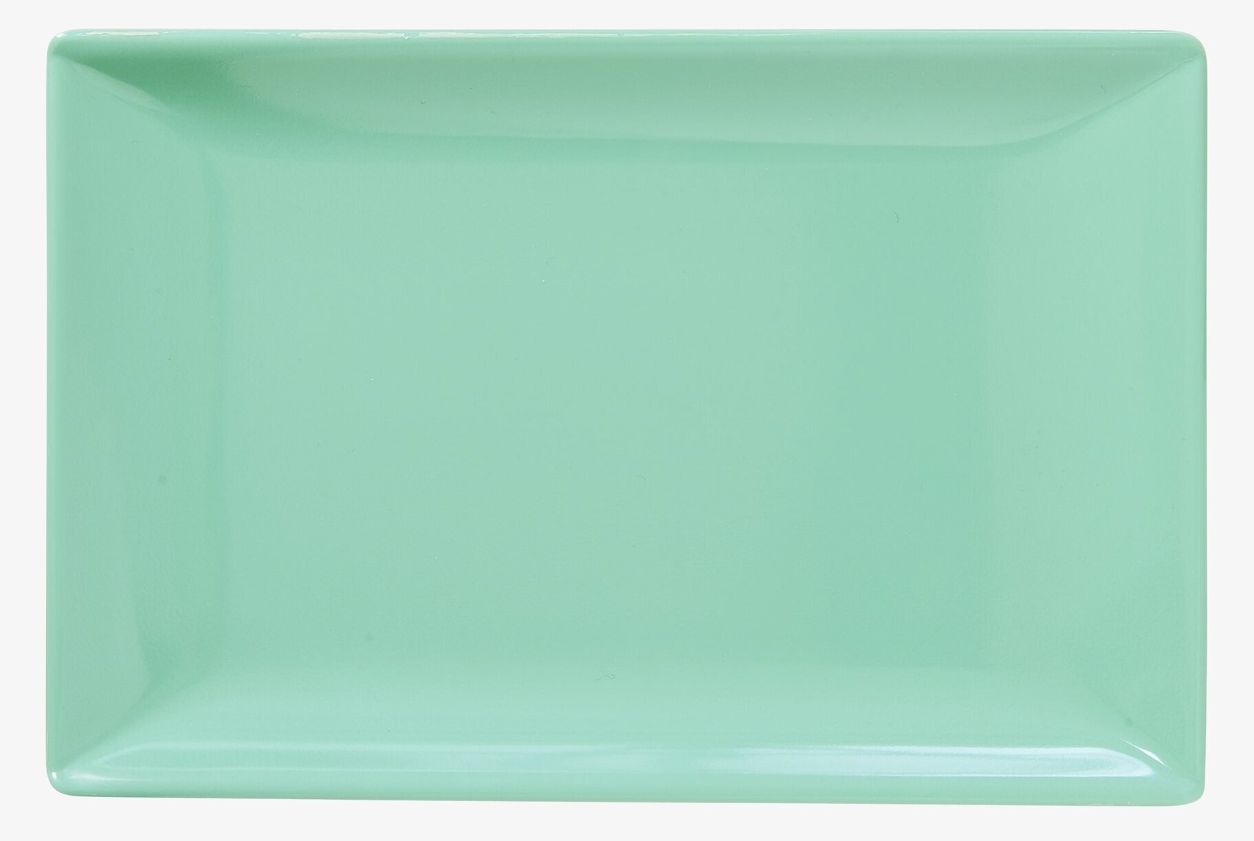 Sushi Tray från Rice, mintgrön, rektangulär, upphöjd kant