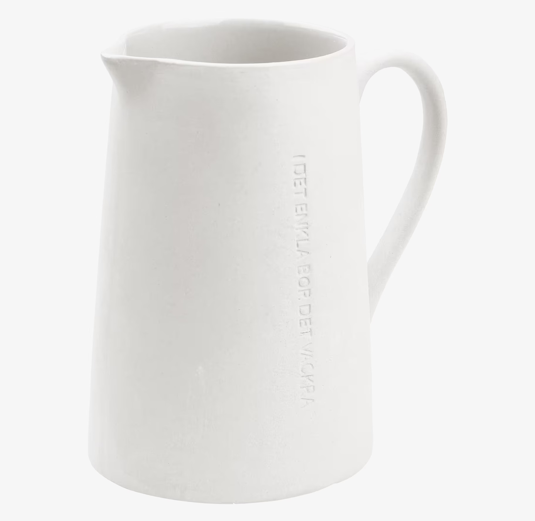 Mjölkkanna Stengods Vit från Ernst med tidlös design