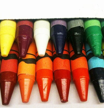 Färgkritor 16 st - Färguppsättning A från Reeves i kartong
