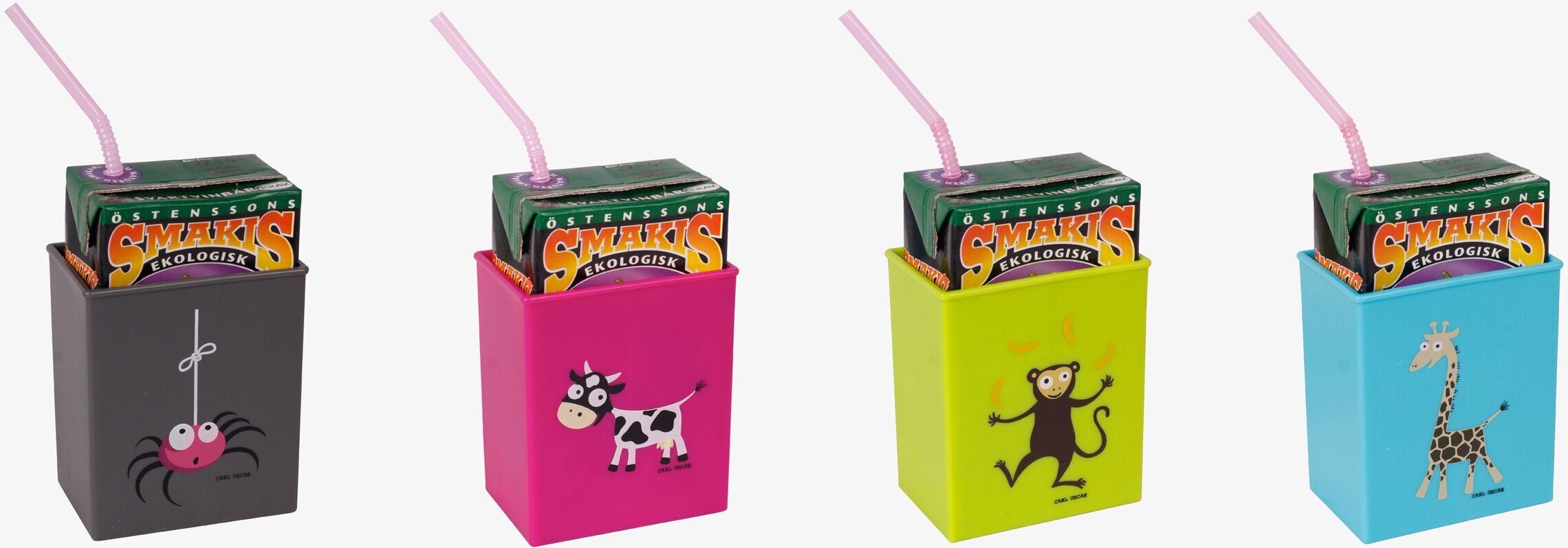 Tetrahållare 4-pack från Carl Oscar i färgglada designer