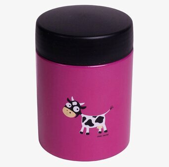 Mattermos Barn från Carl Oscar med rosa färg och ko-illustration