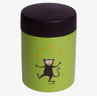 Mattermos Barn från Carl Oscar med ljusgrön färg och apa