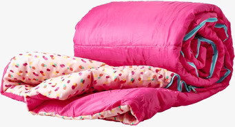 Sovsäck Dapper Dot från Rice, rosa med färgglada prickar