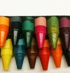 Reeves Färgkritor 16 st - Färguppsättning B i vit kartong