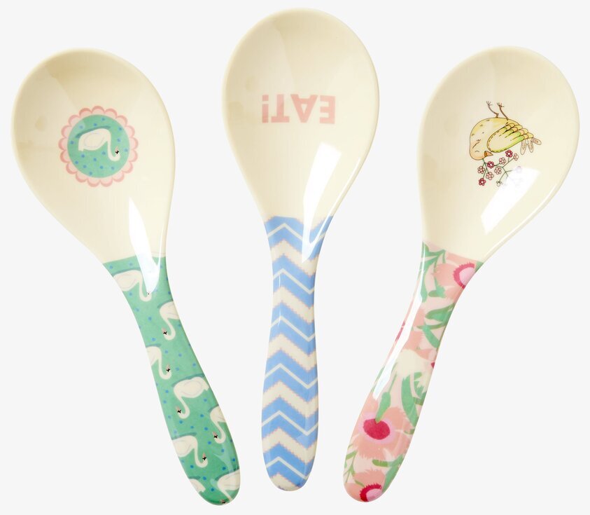 Salladssked - Shine Prints från Rice med färgglada mönster