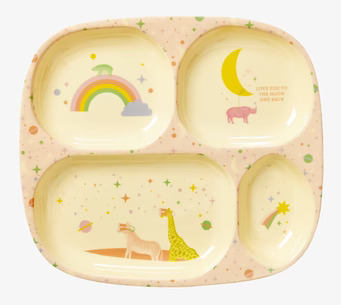 Barntallrik Girls Universe från Rice med fantasifull design