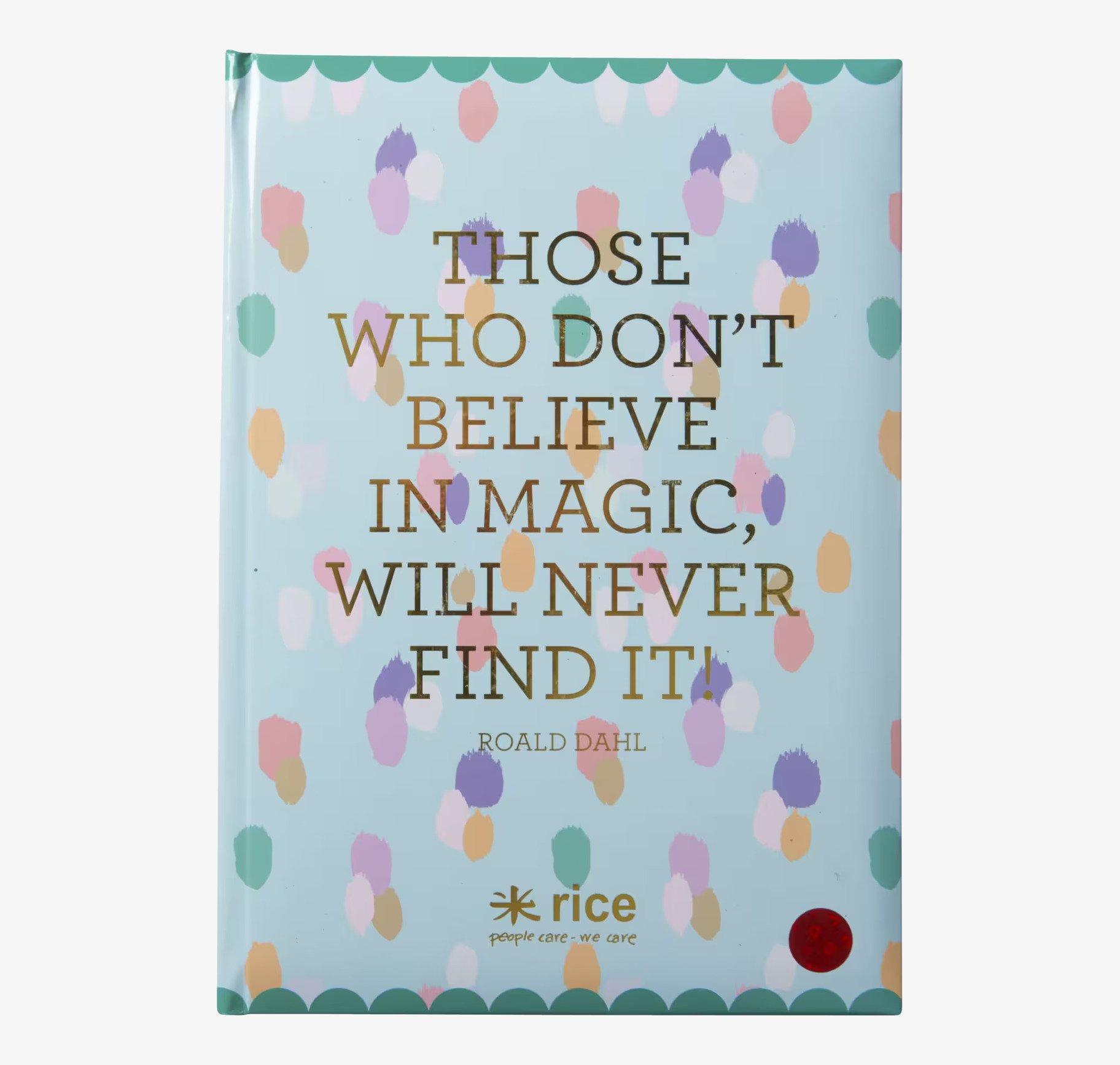 Notebook - Those Who Don’t… från Rice med färgglatt omslag