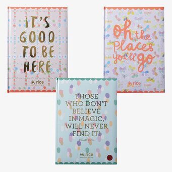 Notebook - It´s Good To Be från Rice med färgglad design