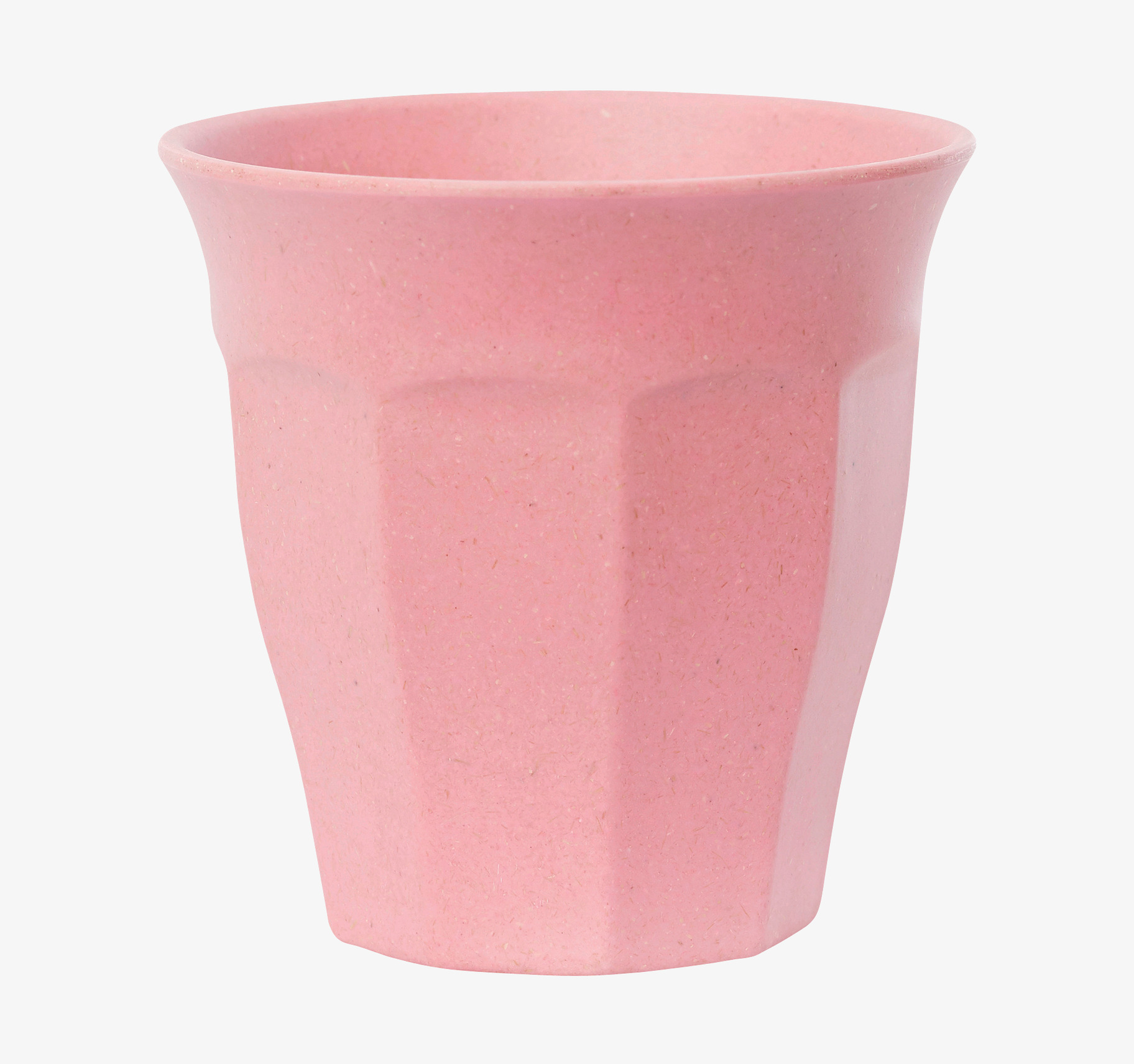 Mugg Rosa från Miss Etoile, rosa plastmugg med veckad design