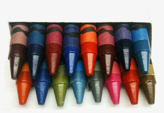Färgkritor 16 st - Färguppsättning C från Reeves i rad