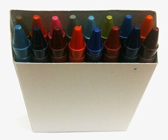 Färgkritor 16 st - Färguppsättning C från Reeves i kartong