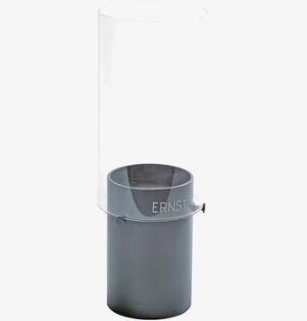 Rund Lykta Hög Grå från Ernst, elegant och mångsidig design