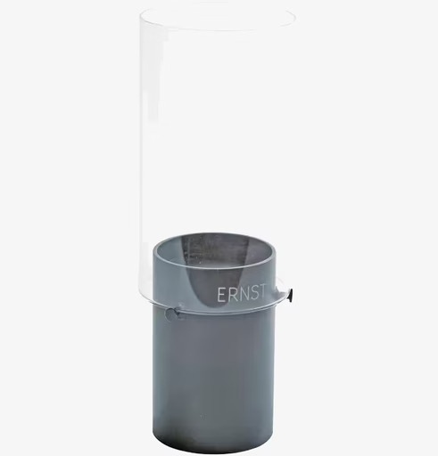 Rund Lykta Hög Grå från Ernst, elegant och mångsidig design