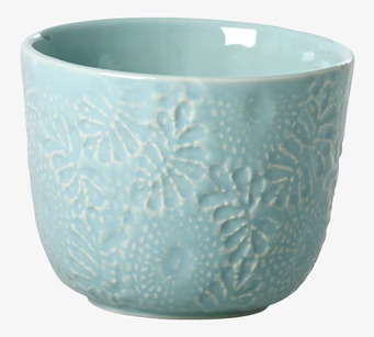 Mugg Embossed Mint från Rice med präglad yta och mintfärg