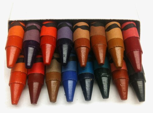 Färgkritor 16 st - Färguppsättning D från Reeves i kartong