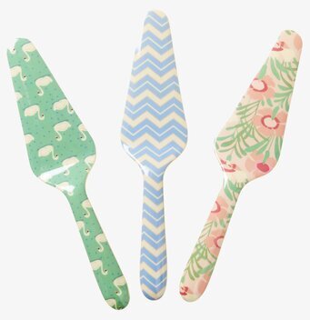 Tårtspade - Shine från Rice i tre livfulla mönster