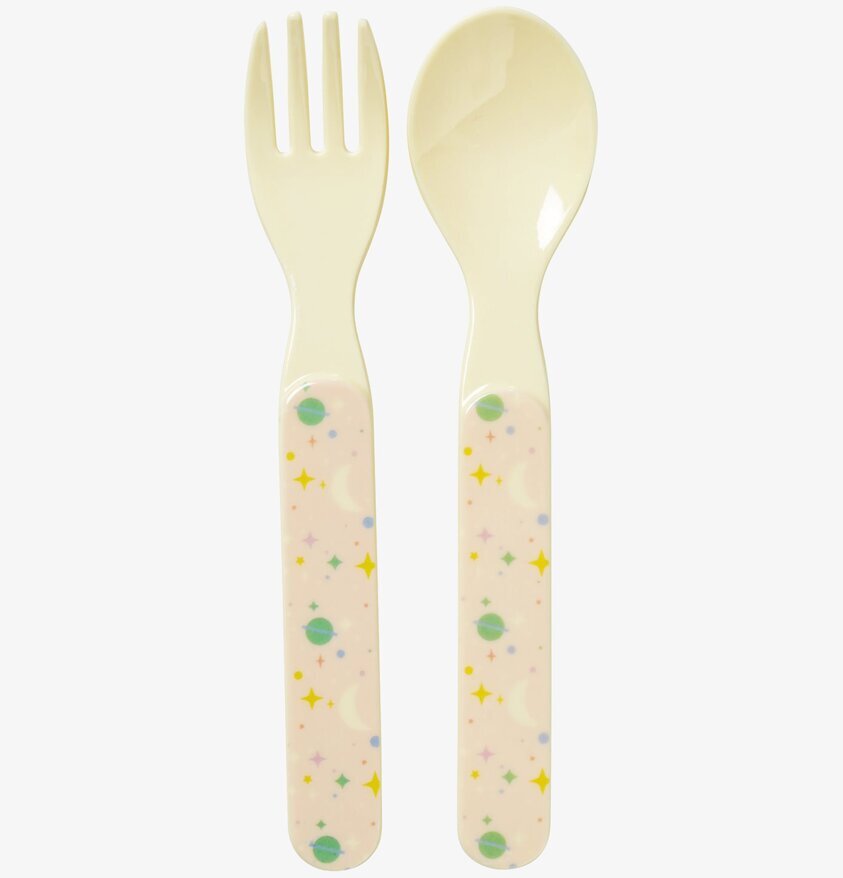 Bestickset Universe Print Rosa från Rice på neutral bakgrund