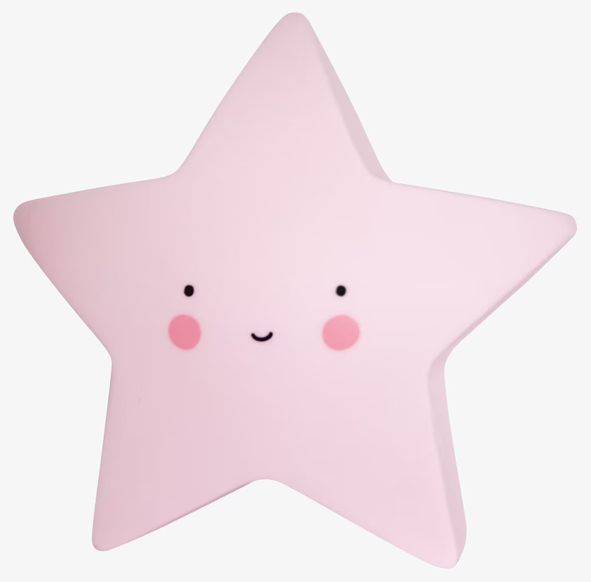 Mini Star Light Pink från A Little Lovely Company i rosa