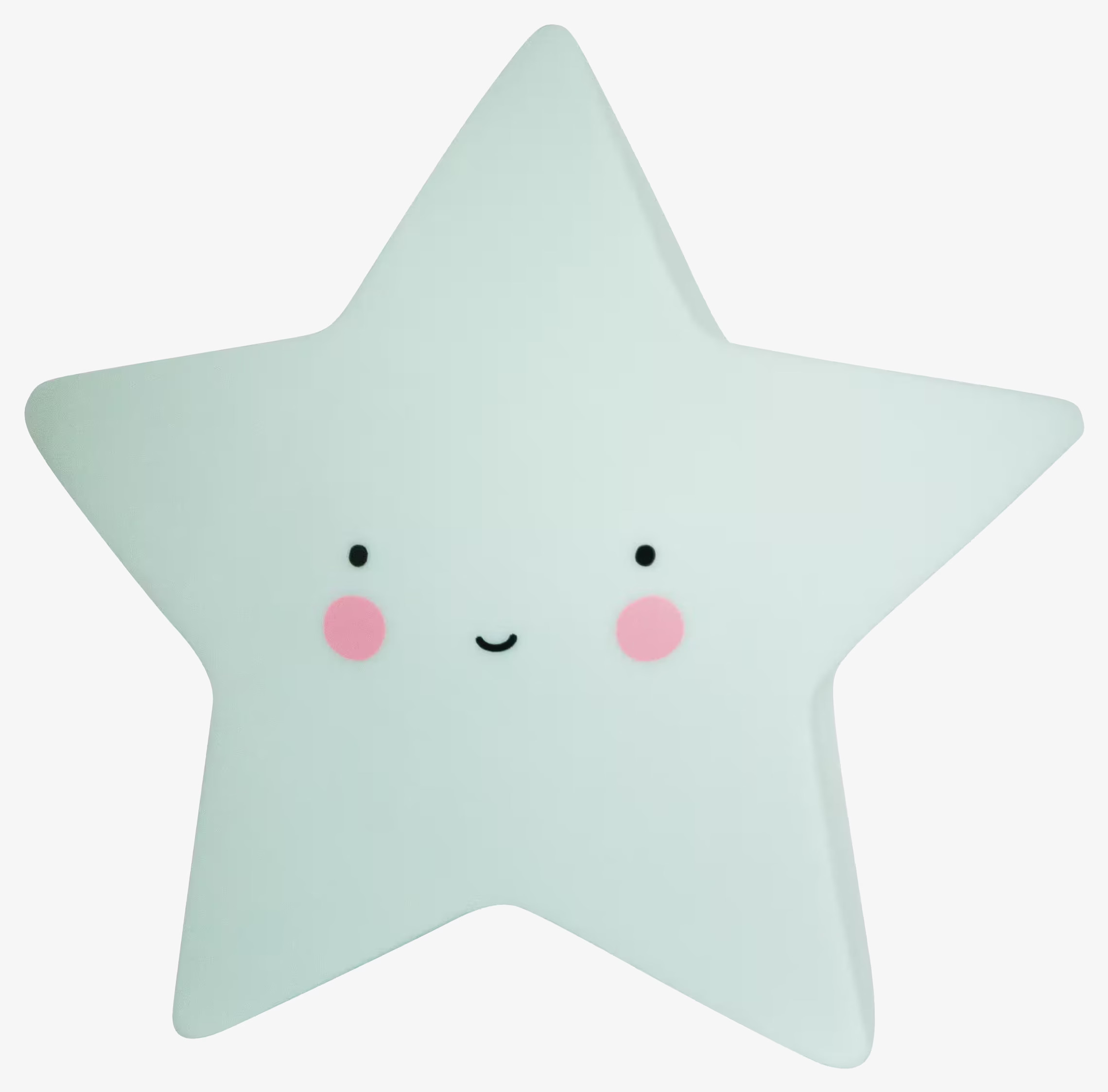 Mini Star Light Mint från A Little Lovely Company, nattlampa