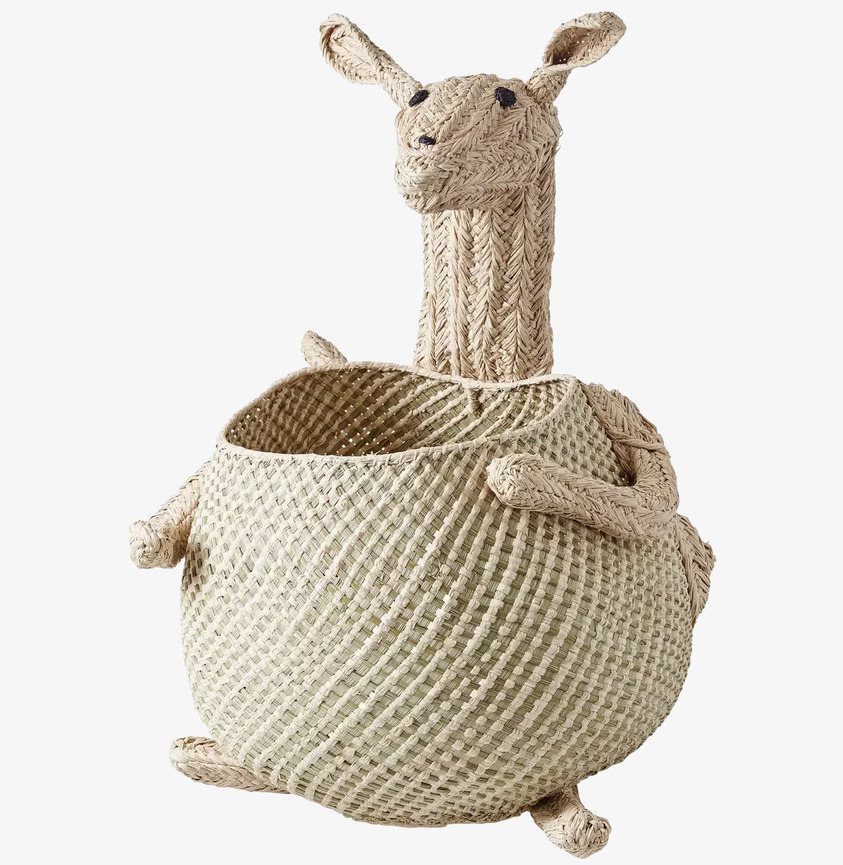 Förvaringskorg Känguru från Rice i flätad rotting