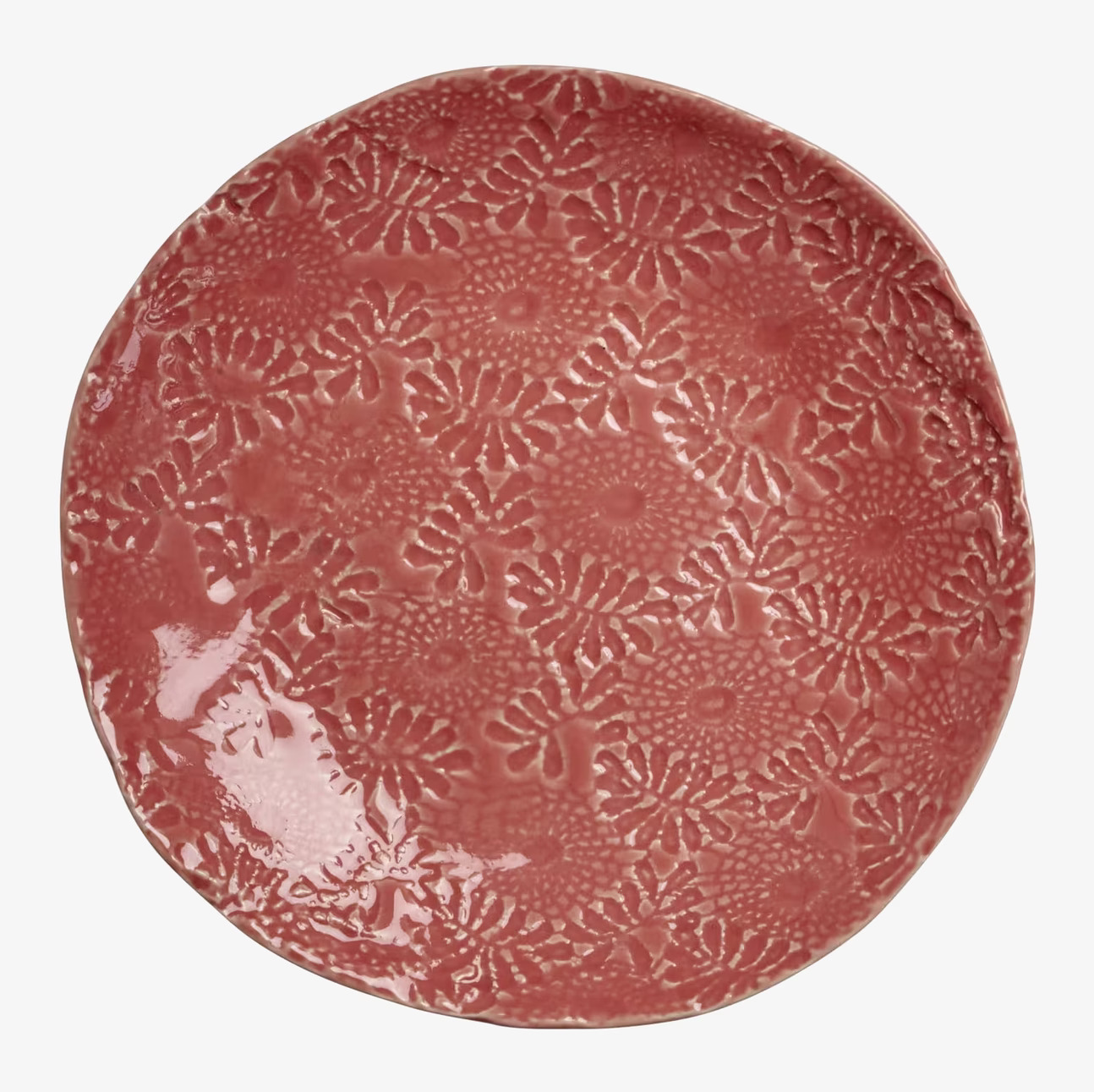 Tallrik Embossed Coral från Rice med präglad korallmönster